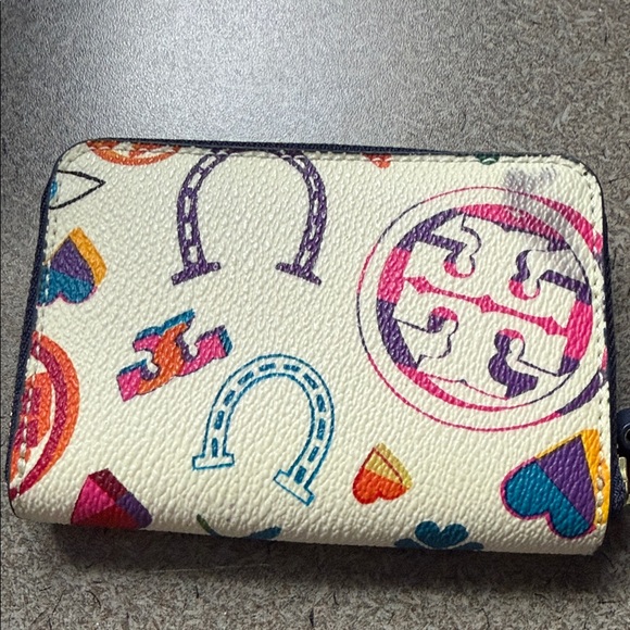 Colorful Patterned Wallet with Logo - Picture 3 of 5